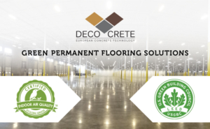 Press Release Deco Crete Leads The Concrete Flooring Industry With 15 Indoor Advantage Gold Certifications