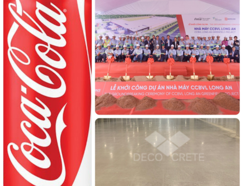 Deco Crete Finishes Concrete Floor From Coca Cola In Vietnam