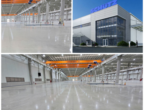 Giải Pháp Đánh Bóng Sàn Bê Tông Tại Dự Án Schütz Việt Nam